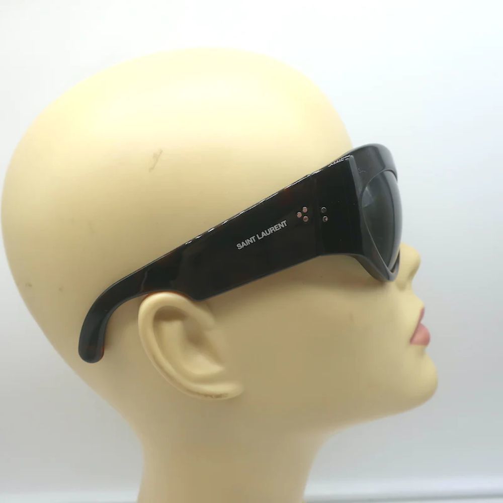 Saint Laurent SL 73 Oversize Cat Eye Sunglasses Tortoise Shell - Picture 3 of 7